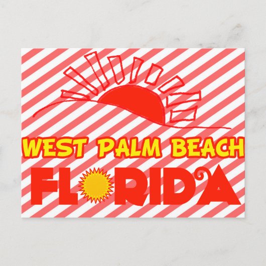 Carte Postale West Palm Beach, Floride (Devant)