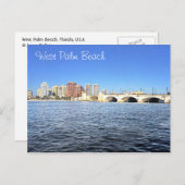 Carte Postale West Palm Beach, Floride, États-Unis (Devant / Derrière)