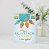Carte Postale West Palm Beach Floride Sunshine Travel (Debout devant)