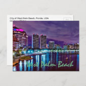 Carte Postale West Palm Beach, Floride, USA (Devant / Derrière)