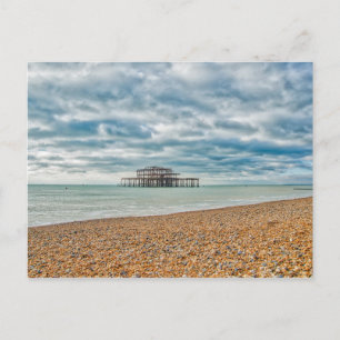 CARTE POSTALE WEST PIER - BRIGHTON & HOVE, EAST SUSSEX, UK