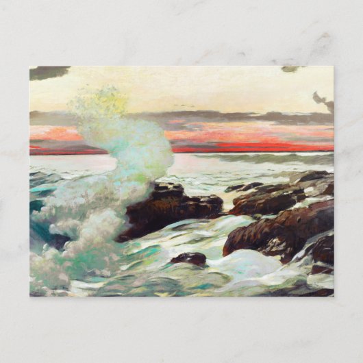 Carte Postale West Point, le cou de Prout par Winslow Homer (Devant)