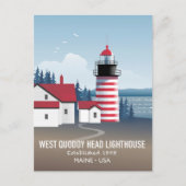 Carte Postale West Quoddy Head Lighthouse (Devant)