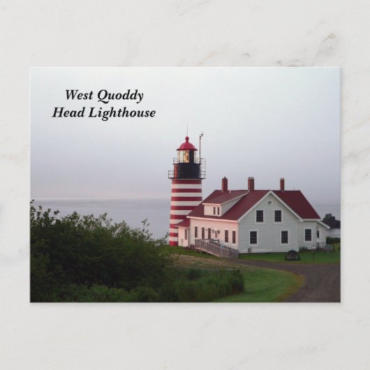 Carte postale West Quoddy Head Lighthouse (Devant)
