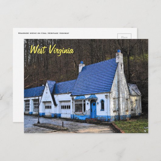 Carte postale West Virginia (Devant / Derrière)