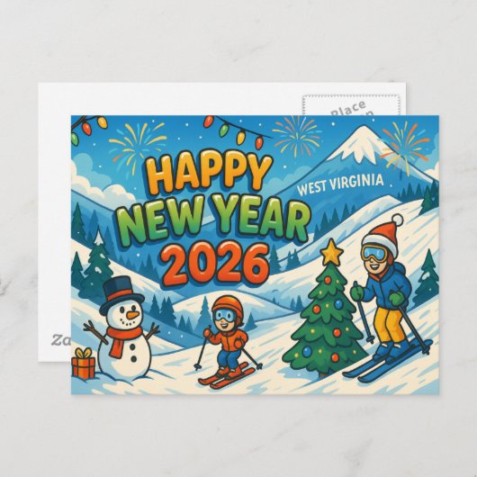 Carte postale WEST VIRGINIA (Devant / Derrière)