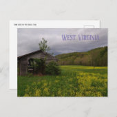 Carte postale West Virginia (Devant / Derrière)