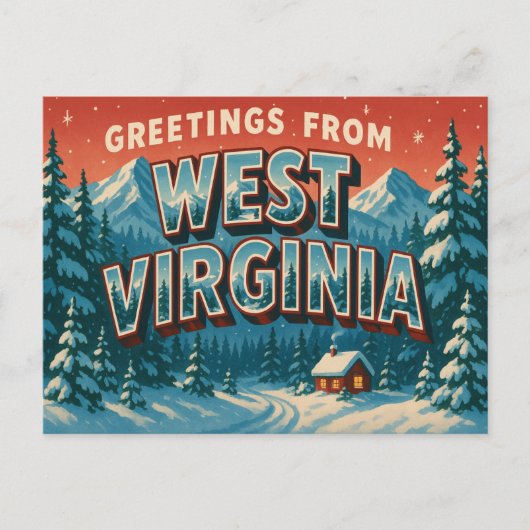 Carte postale WEST VIRGINIA (Devant)