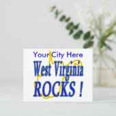 Carte Postale West Virginia Rocks ! (Debout devant)