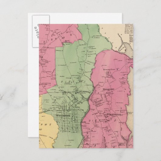 Carte Postale Westchester, NY (Devant / Derrière)