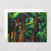 Carte Postale Western Forest, 1931 by Emily Carr (Devant / Derrière)