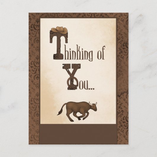 Carte postale Western Sentimental (Devant)