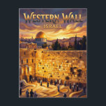 Carte Postale Western Wall Israel<br><div class="desc">The Western Wall, or Kotel, is the holiest site where Jews can pray, serving as a remnant of the ancient limestone wall that surrounded the Temple Mount. For centuries, it has been a site of pilgrimage, reflection, and deep spiritual connection for people from around the world. Visitors often place written...</div>