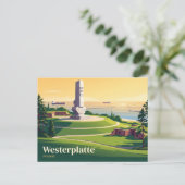 Carte Postale Westerplatte Pologne (Debout devant)
