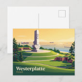 Carte Postale Westerplatte Pologne (Devant / Derrière)