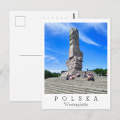 Carte Postale Westerplatte, Polska / Pologne (Devant / Derrière)