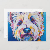 Carte Postale Westie (Devant / Derrière)