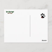 Carte Postale Westie Vampire Dracula (Dos)