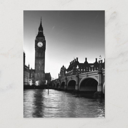Carte Postale Westminster Bridge et Big Ben (Devant)