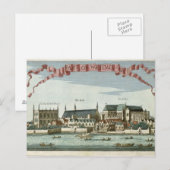 Carte Postale Westminster montrant l'abbaye (Devant / Derrière)