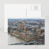Carte postale Westminster Palace London (Devant / Derrière)