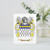 Carte Postale Weston Family Crest (Armoiries) (Debout devant)