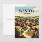 Carte Postale Weston Missouri (Devant / Derrière)