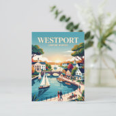 Carte Postale Westport Connecticut (Debout devant)