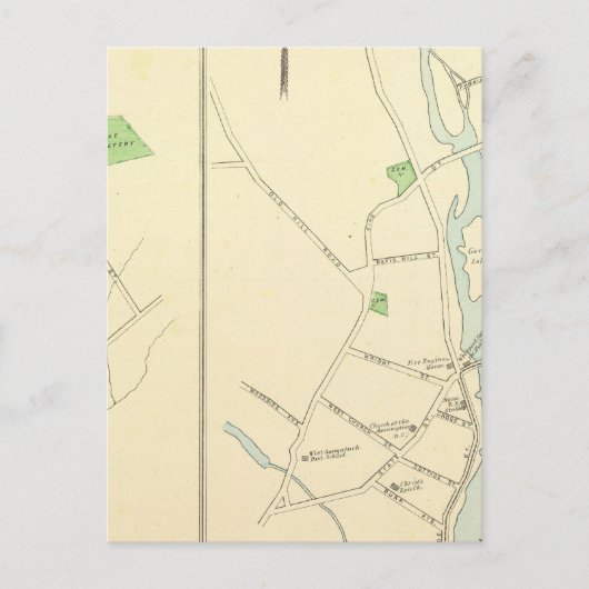 Carte Postale Westport, Sandy Hook, Rocky Glen (Devant)
