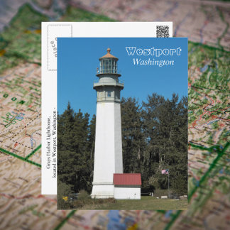 Carte Postale Westport, Washington Lighthouse Photo de voyage
