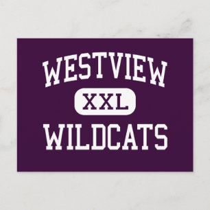 Carte Postale Westview - Wildcats - High - Beaverton Oregon