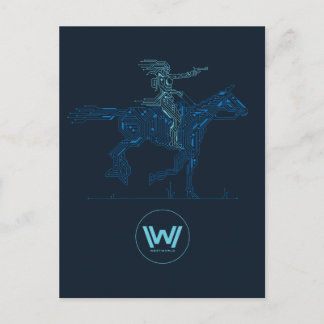 Carte Postale Westworld | Dolores Riding Horse Circuit Graphique