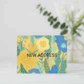 Carte Postale  We've moved, chic, change of address announcement (Debout devant)