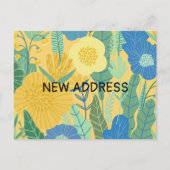 Carte Postale  We've moved, chic, change of address announcement (Devant)