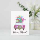 Carte Postale We've Moved Christmas (Debout devant)
