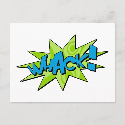 Carte postale Whack Comic Book (Devant)