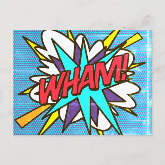 Carte Postale WHAM Amusant Art Pop Comic Retro (Devant)