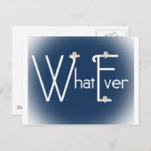 Carte Postale What-Kilroy (Devant / Derrière)