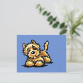 Carte Postale Wheaten Cairn Terrier (Debout devant)