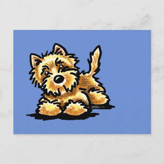 Carte Postale Wheaten Cairn Terrier (Devant)