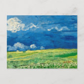 Carte Postale Wheatfield Under Thunderclouds par Vincent van Gog (Devant)