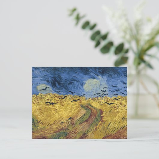 Carte Postale Wheatfield with Crows (F779)Van Gogh Fine Art (Debout devant)