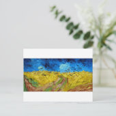 Carte Postale Wheatfield with Crows, Van Gogh (Debout devant)