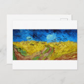 Carte Postale Wheatfield with Crows, Van Gogh (Devant / Derrière)