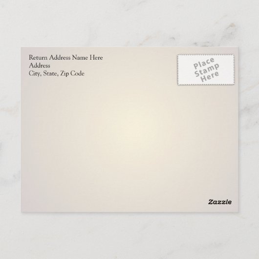 Carte Postale When the Coffee's Ready (Dos)