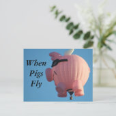 Carte postale WhenPigsFly (Debout devant)
