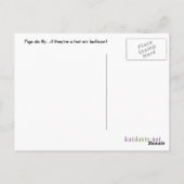 Carte postale WhenPigsFly (Dos)