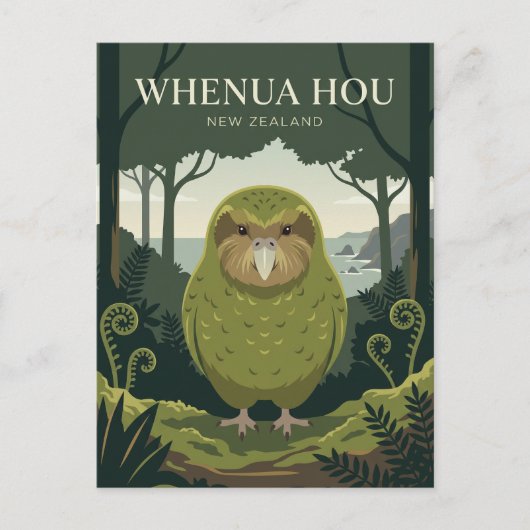 Carte Postale Whenua Hou (île de Codfish) Nouvelle-Zélande (Devant)