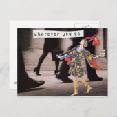 Carte Postale Wherever you go (Devant / Derrière)