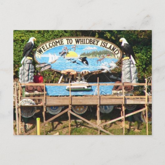 Carte Postale Whidbey Island Welcome (Devant)